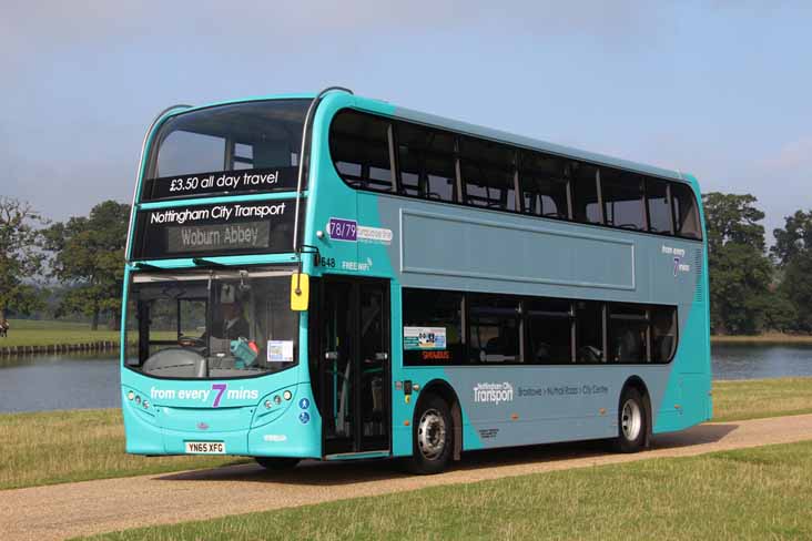 Nottingham Scania N230UD ADL Enviro400 648